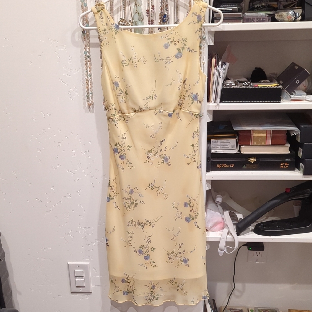 Floral Yellow Dress